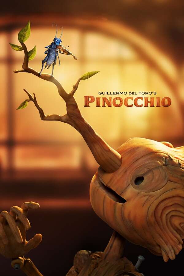 Poster for Guillermo del Toro's Pinocchio (2022)